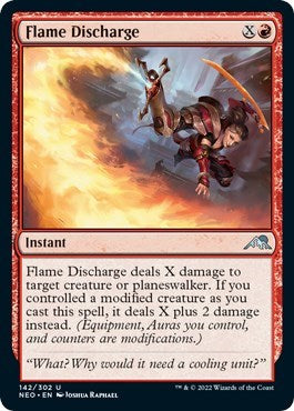 Flame Discharge (Kamigawa: Neon Dynasty) Near Mint Foil