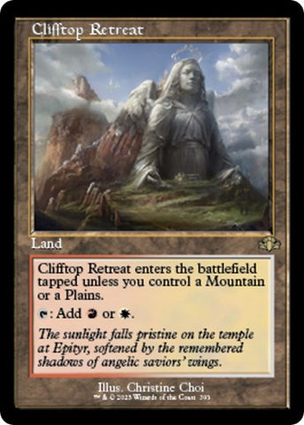 Clifftop Retreat (Retro Frame) (Dominaria Remastered) Near Mint