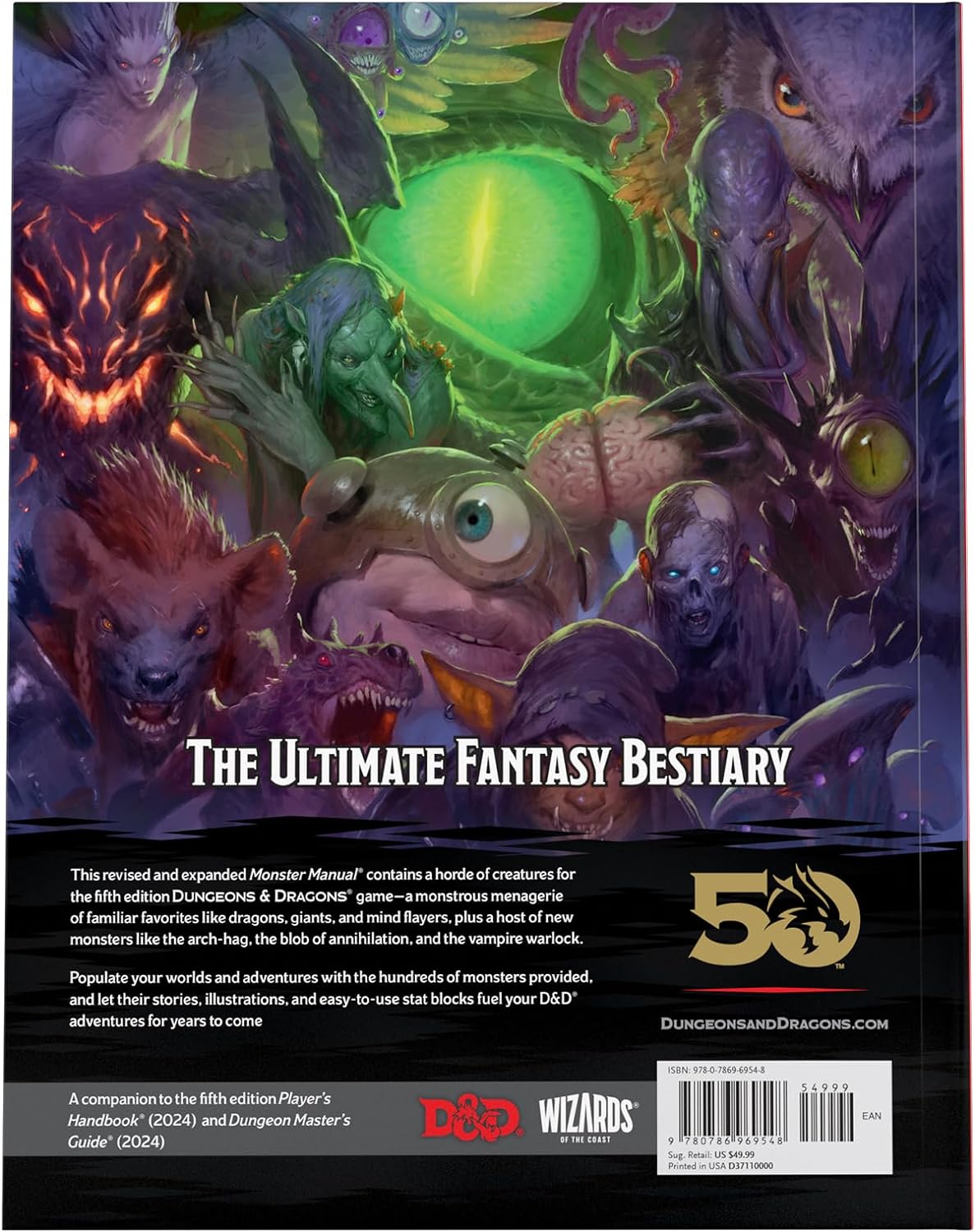 Dungeons & Dragons 2024 Monster Manual