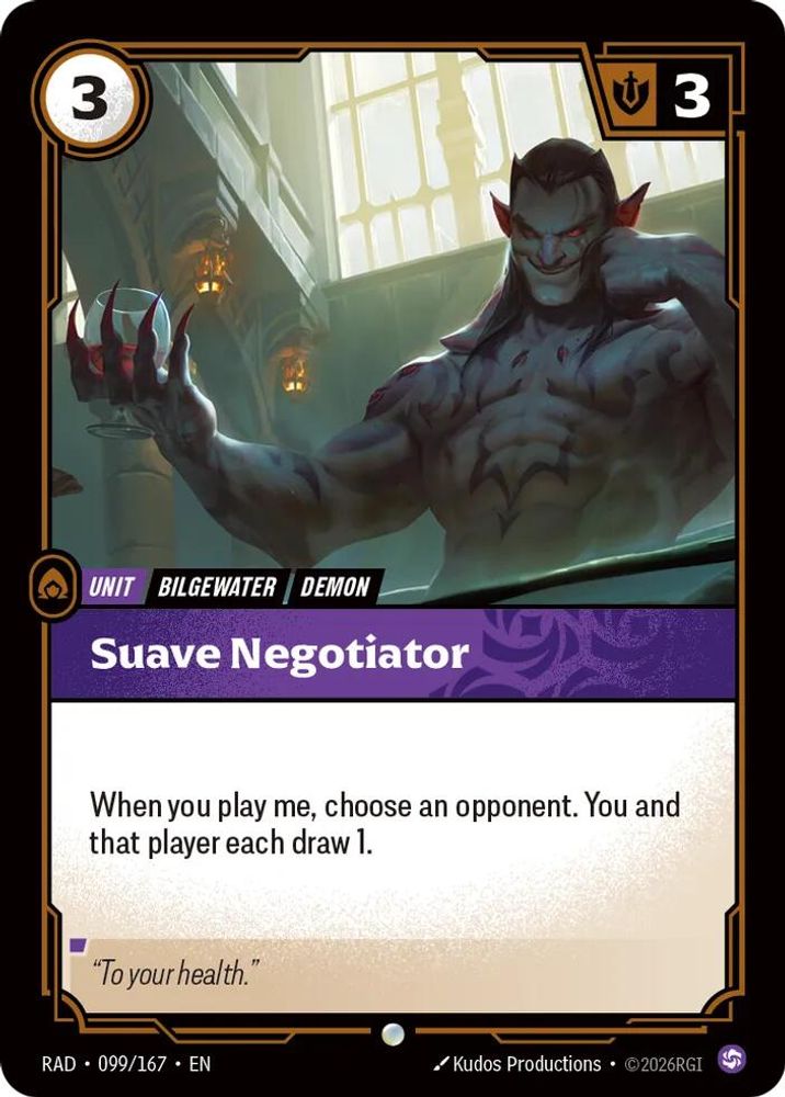Suave Negotiator