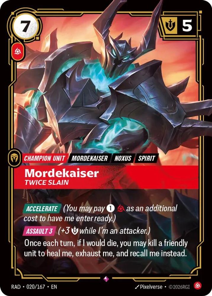 Mordekaiser, Twice Slain