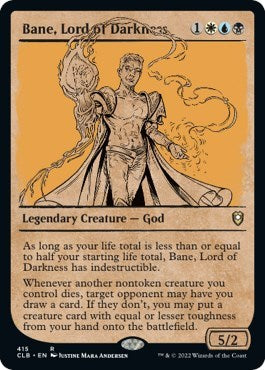 Bane, Lord of Darkness (Showcase) (Commander Legends: Battle for Baldur's Gate) Near Mint Foil