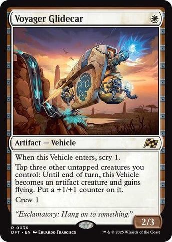 Voyager Glidecar (Aetherdrift) Near Mint Foil