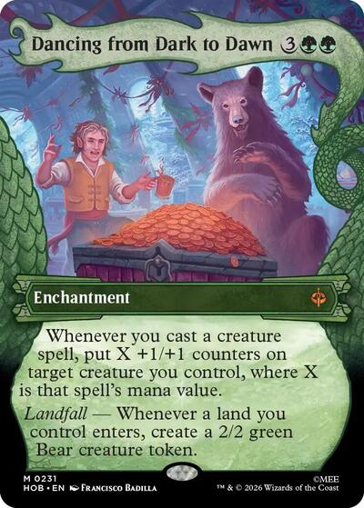 Dancing from Dark to Dawn (Showcase) (The Hobbit) Near Mint Foil