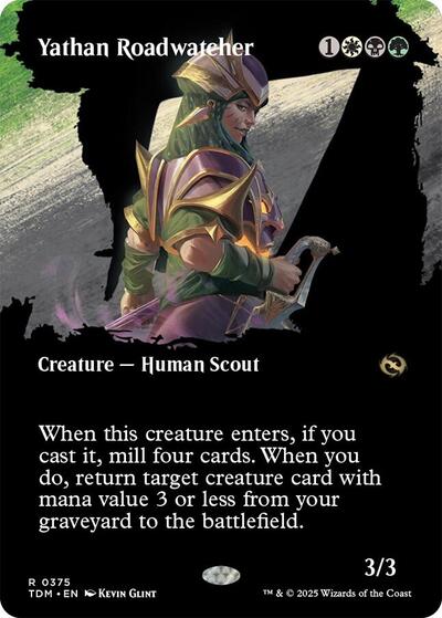 Yathan Roadwatcher (Borderless) (Tarkir: Dragonstorm) Near Mint Foil