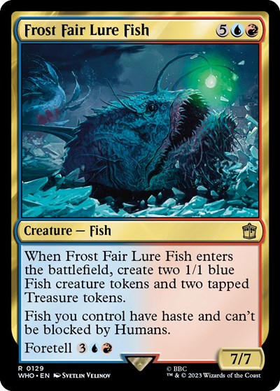 Frost Fair Lure Fish (Universes Beyond: Doctor Who) Near Mint Foil
