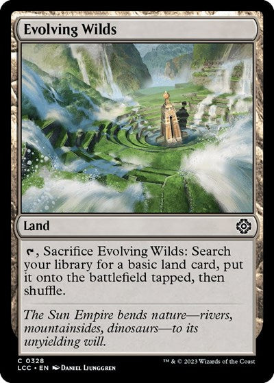 Evolving Wilds (Commander: The Lost Caverns of Ixalan) Near Mint