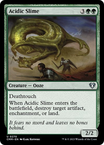 Acidic Slime (Commander Masters) Near Mint Foil