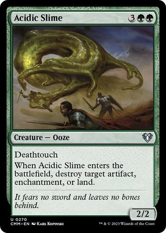 Acidic Slime (Commander Masters) Near Mint Foil