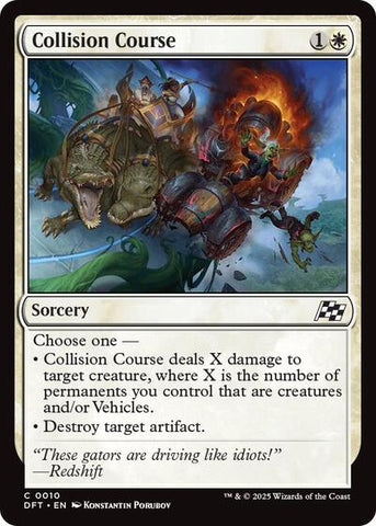 Collision Course (Aetherdrift) Near Mint Foil