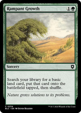 Rampant Growth (Commander: Bloomburrow) Near Mint