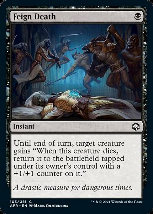 Feign Death (Adventures in the Forgotten Realms) Light Play Foil