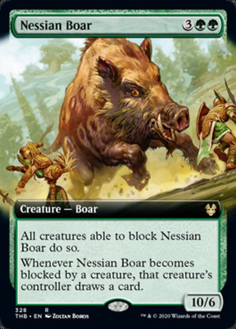 Nessian Boar (Extended Art) (Theros Beyond Death) Near Mint