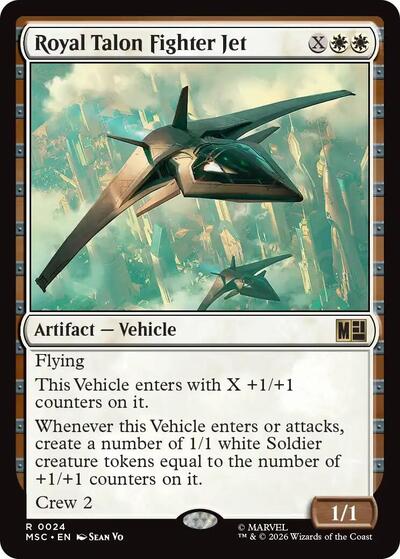 Royal Talon Fighter Jet (Surge Foil) (Commander: Marvel Super Heroes) Near Mint Foil