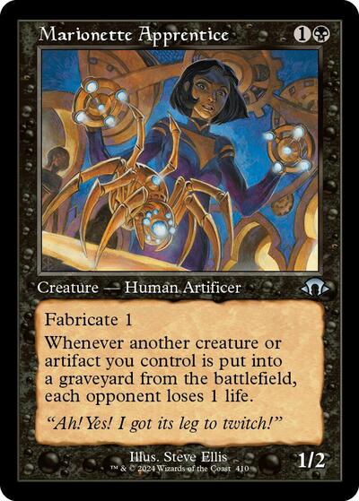 Marionette Apprentice (Retro Frame) (Modern Horizons 3) Near Mint