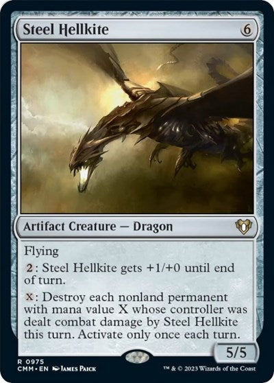 Steel Hellkite (Commander Masters) Near Mint