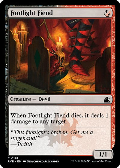 Footlight Fiend (Ravnica Remastered) Near Mint Foil