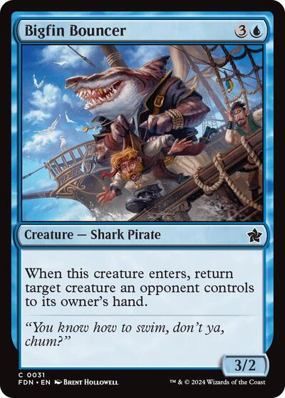 Bigfin Bouncer (Foundations) Near Mint Foil