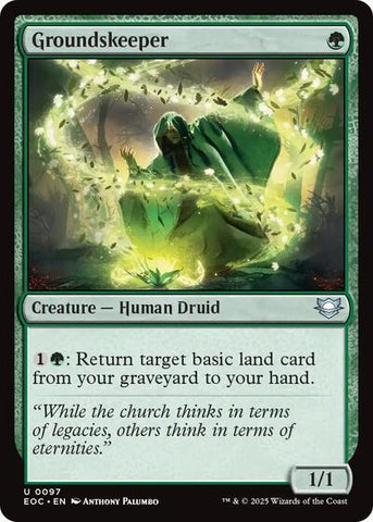Groundskeeper (Commander: Edge of Eternities) Near Mint