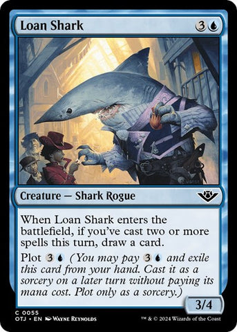 Loan Shark (Outlaws of Thunder Junction) Near Mint Foil