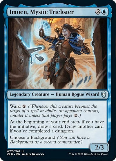 Imoen, Mystic Trickster (Commander Legends: Battle for Baldur's Gate) Near Mint Foil