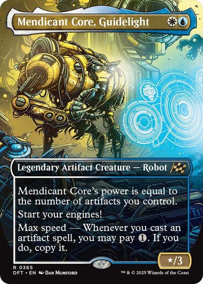 Mendicant Core, Guidelight (Borderless) (Aetherdrift) Near Mint