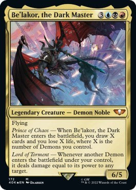 Be'lakor, the Dark Master (Universes Beyond: Warhammer 40K) Near Mint Foil