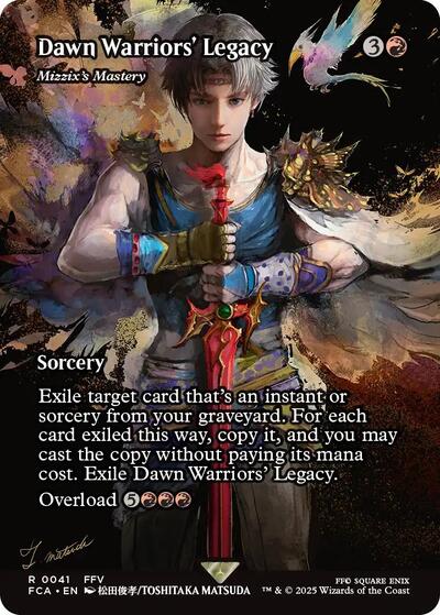 Dawn Warriors' Legacy - Mizzix's Mastery (Showcase) (Universes Beyond: FINAL FANTASY: Through the Ages) Near Mint