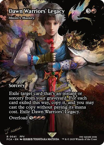 Dawn Warriors' Legacy - Mizzix's Mastery (Showcase) (Universes Beyond: FINAL FANTASY: Through the Ages) Near Mint