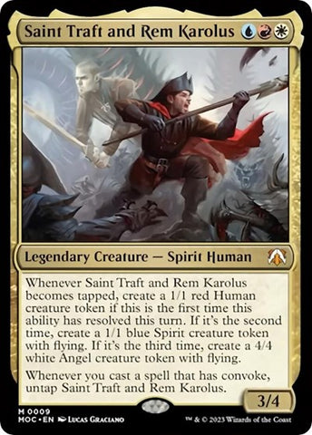 Saint Traft and Rem Karolus (Commander: March of the Machine) Near Mint