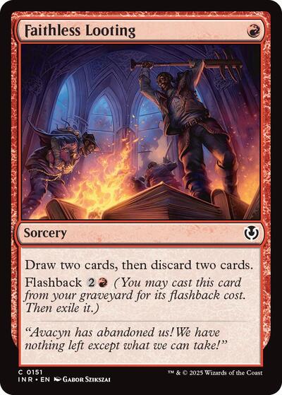 Faithless Looting (Innistrad Remastered) Near Mint Foil