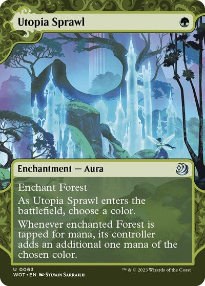 Utopia Sprawl (Wilds of Eldraine: Enchanting Tales) Near Mint