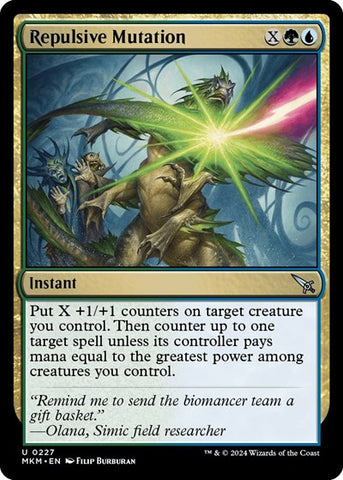 Repulsive Mutation (Murders at Karlov Manor) Near Mint Foil