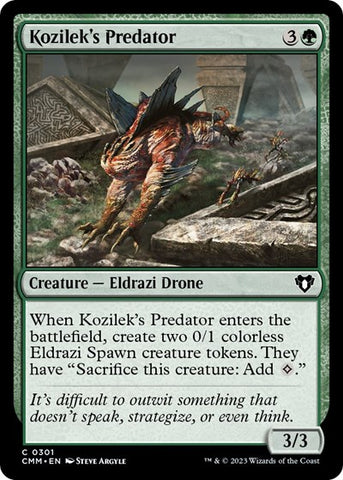 Kozilek's Predator (Commander Masters) Near Mint Foil