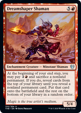 Dreamshaper Shaman (Theros Beyond Death) Light Play Foil