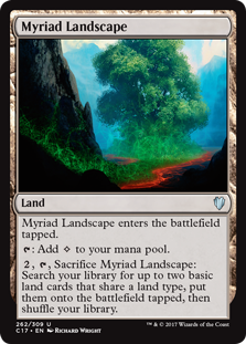 Myriad Landscape (Commander 2017) Medium Play