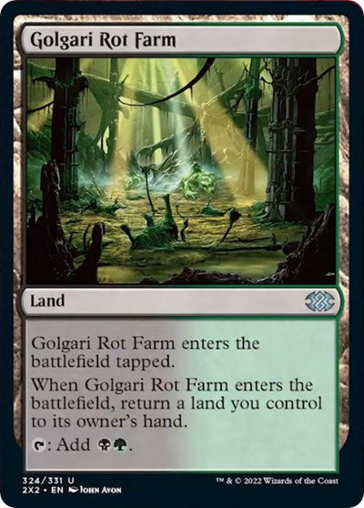 Golgari Rot Farm (Double Masters 2022) Near Mint