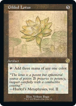 Gilded Lotus (Schematic) (The Brothers' War: Retro Frame Artifacts) Near Mint