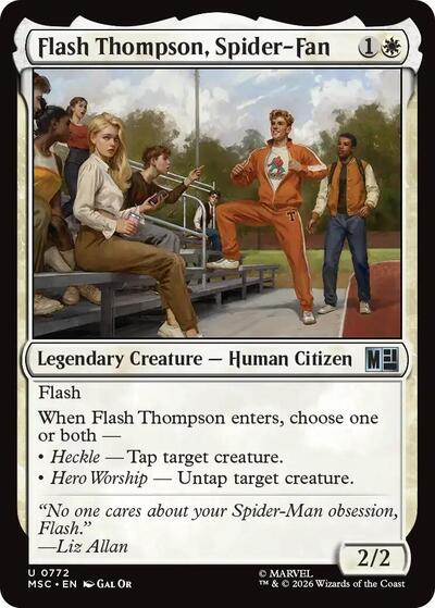 Flash Thompson, Spider-Fan (Commander: Marvel Super Heroes) Near Mint