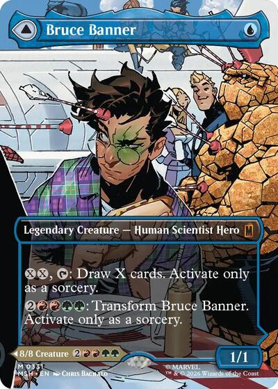Bruce Banner(Borderless) (0331) (Marvel Super Heroes) Near Mint