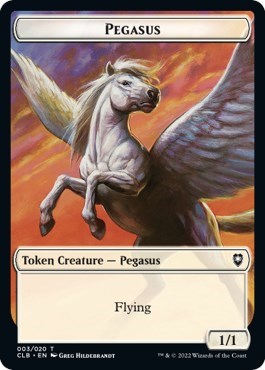 Pegasus Token (Commander Legends: Battle for Baldur's Gate) Near Mint