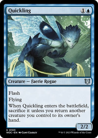 Quickling (Commander: Wilds of Eldraine) Near Mint