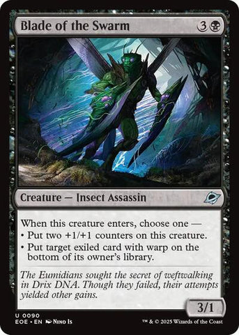 Blade of the Swarm (Edge of Eternities) Near Mint Foil