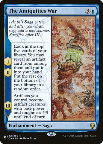 The Antiquities War (The List) Near Mint