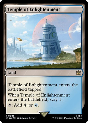Temple of Enlightenment (Surge Foil) (Universes Beyond: Doctor Who) Near Mint Foil