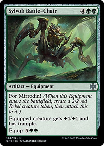 Sylvok Battle-Chair (Phyrexia: All Will Be One) Near Mint Foil