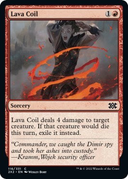 Lava Coil (Double Masters 2022) Near Mint Foil