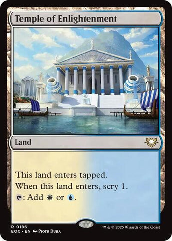 Temple of Enlightenment (Commander: Edge of Eternities) Near Mint
