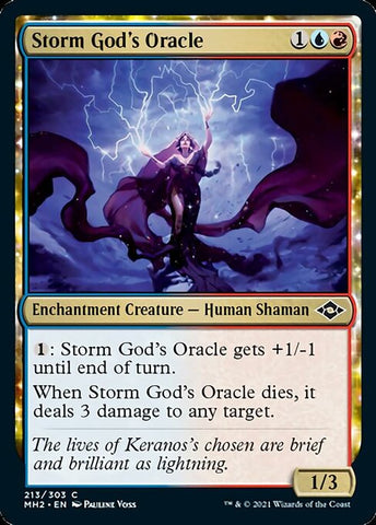 Storm God's Oracle (Modern Horizons 2) Near Mint Foil