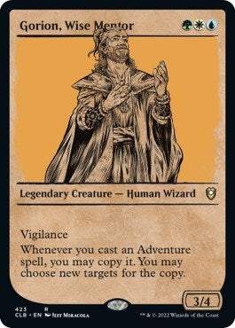 Gorion, Wise Mentor (Showcase) (Commander Legends: Battle for Baldur's Gate) Near Mint